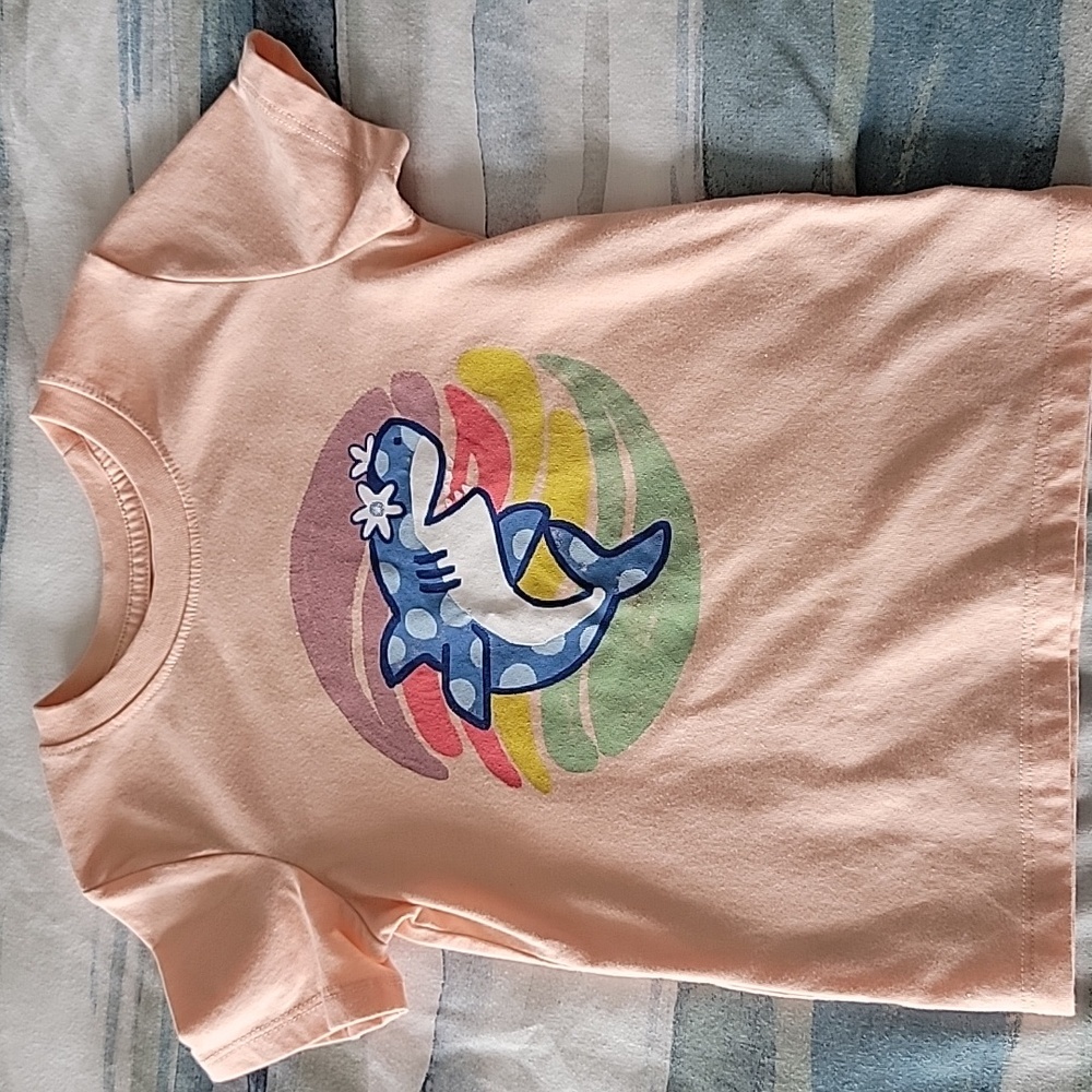 Cat & Jack Blue and Orange Short Sleeve Tees-6 Pack - Picture 10 of 11